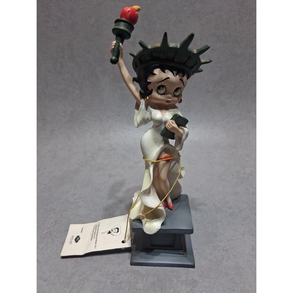 Betty Boop Statue Of Liberty Figurine 6.5" Westland Giftware #6853 - With Tag